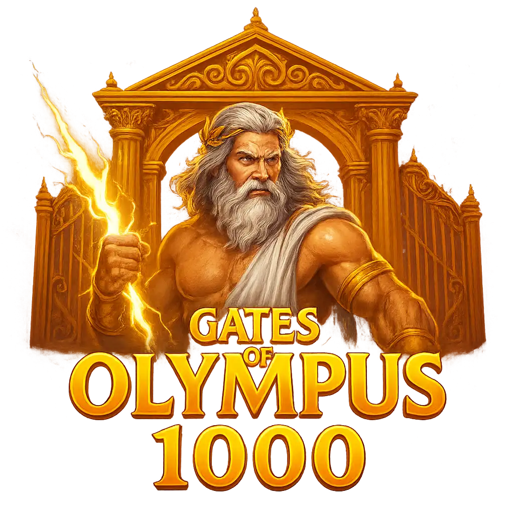 Vignette de la machine à sous Gates of Olympus 1000 avec Zeus et des éclairs
