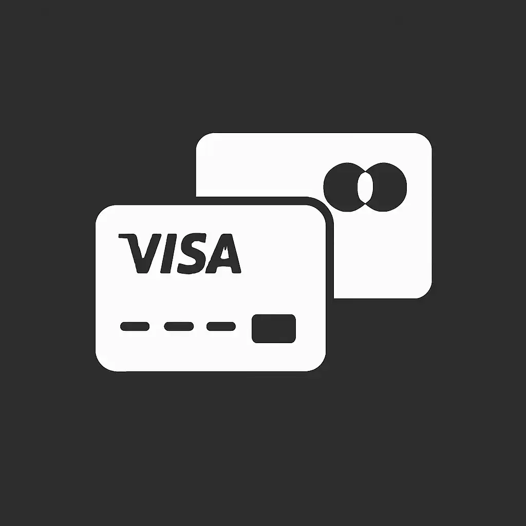 Icônes des cartes Visa et Mastercard
